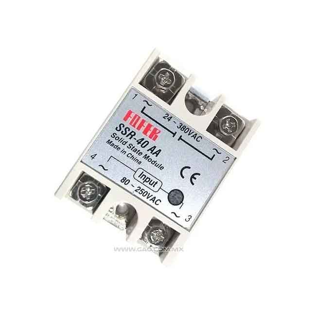 Relevador Estado Solido SSR-40 AA Bonina AC