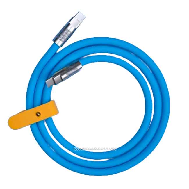 Cable USB-C a USB-C de uso rudo color AZUL