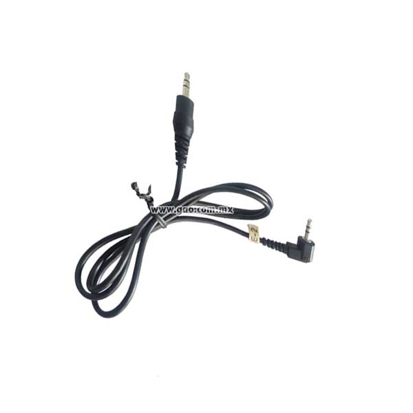 Cable plug 2.5 a plug 3.5 estéreo 80cm
