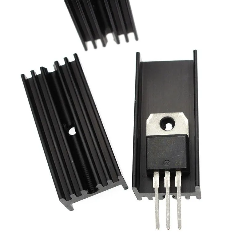 Disipador de calor para transistor, 3.5x1.5x1.1cm