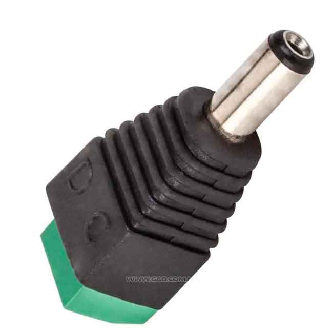 Plug Invertido 2.1mm con bornera