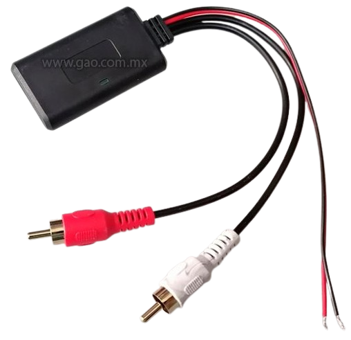 Receptor Bluetooth con plugs RCA