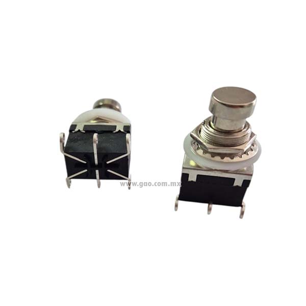 Switch push ON-ON 6 Patas para Pedal de Efectos de Guitarra