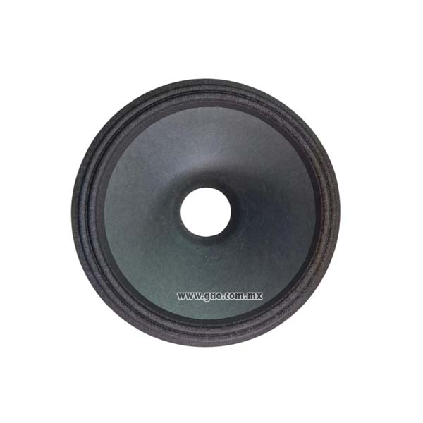 Cono 18 cartón rígido tipo RCF p/bobina 4, sus. tela negro nacional c/profundidad 11.6cm