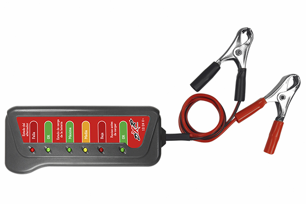 Probador automotriz de batería y alternador