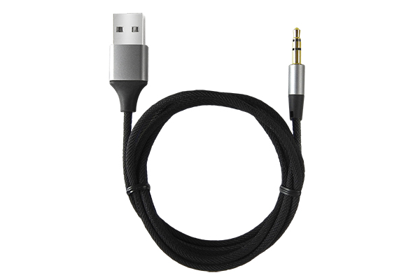 Salida de audio USB a plug 3.5mm estéreo 1m