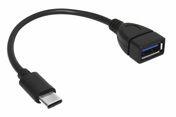 Cable OTG USB-C 10cm