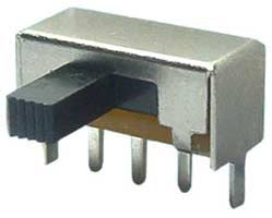 Mini interruptor deslizable 2 pasos 3 pines 50V 0.5A