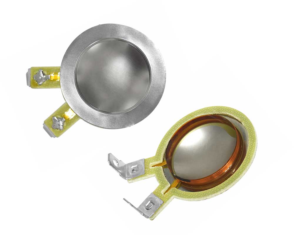 Diafragma de titanio de 1 pulgada