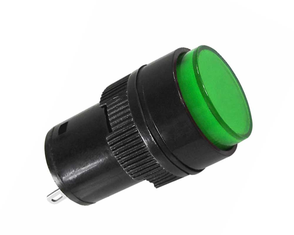 Indicador con piloto de 24 Vcc Verde