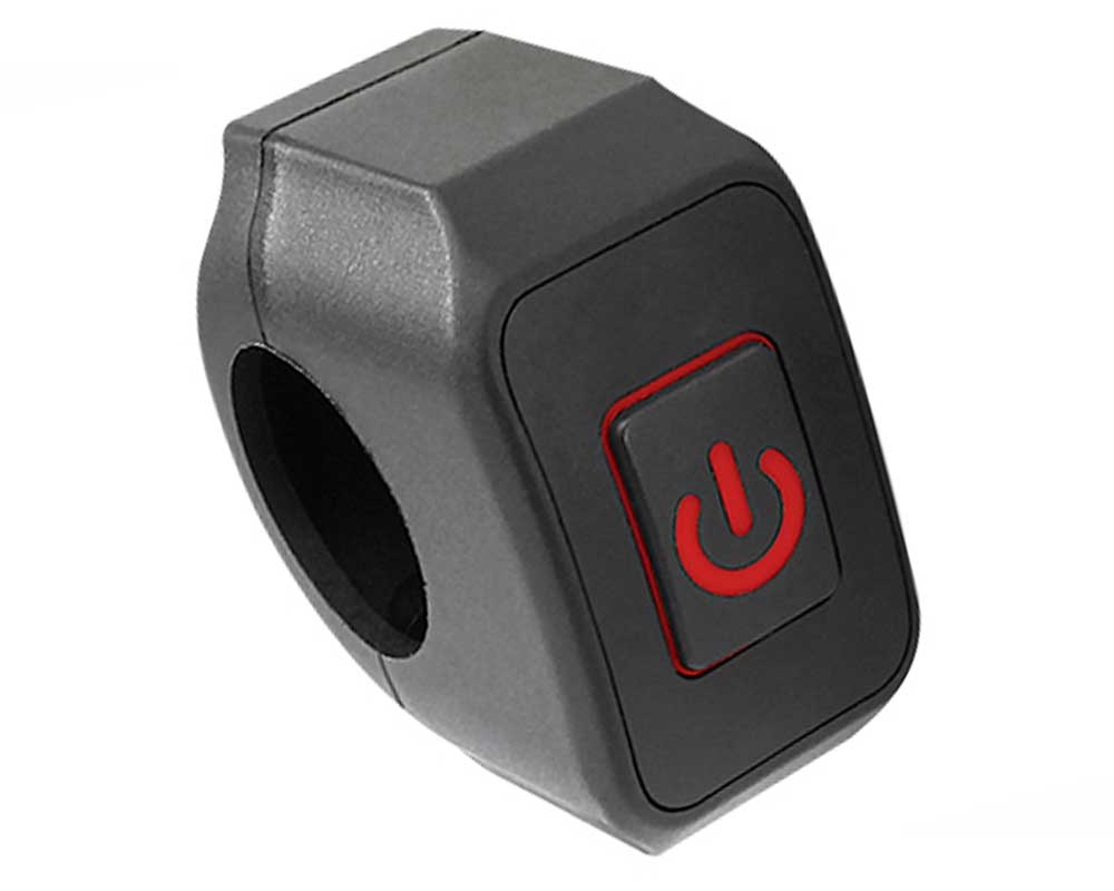Interruptor con piloto para luces auxiliares de motocicleta