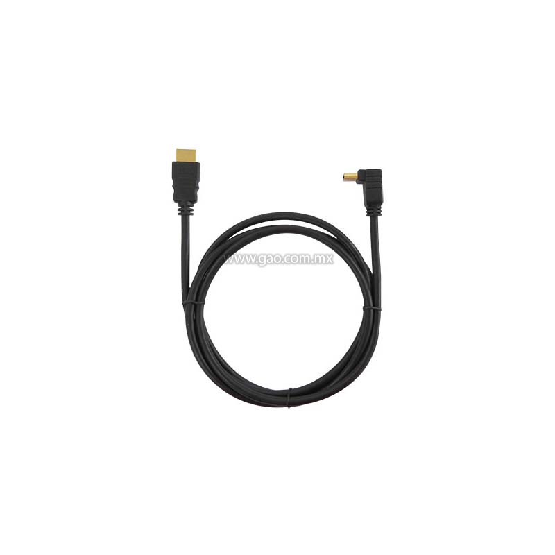 Cable HDMI 1.5M con un Plug en L