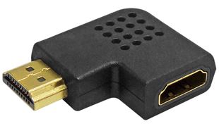 Adaptador HDMI plano en L de plug a jack