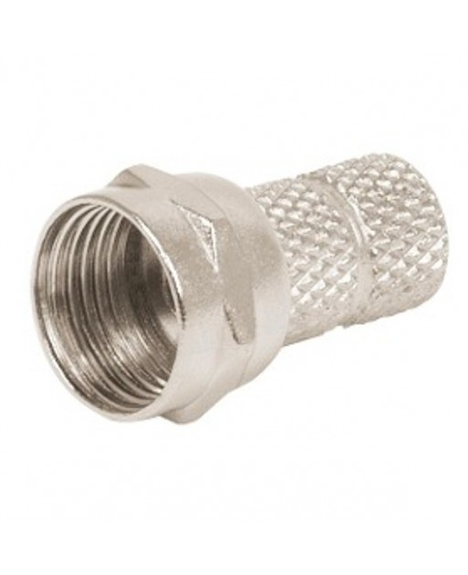 Plug RG6 con rosca para coaxial